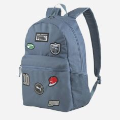 Акція на Рюкзак спортивний тканинний 22 л Puma Patch Backpack 07919402 Голубий від Rozetka