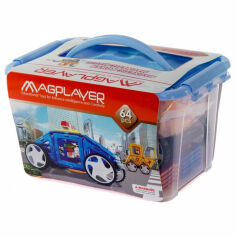 Акція на Детский конструктор MagPlayer 64 (MPT-64) від Podushka