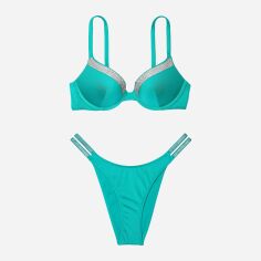 Акція на Роздільний купальник жіночий Victoria's Secret 571277885 34B/S Бірюзовий від Rozetka