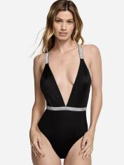 Акція на Суцільний купальник жіночий Victoria's Secret 82868588 XS Чорний від Rozetka