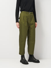 Акція на Штани жіночі Zara 9929/024 M Зелені від Rozetka