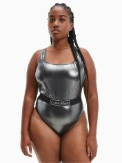 Акція на Суцільний купальник жіночий Calvin Klein Underwear 161687999 3X Чорний від Rozetka