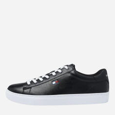 Акція на Чоловічі кеди низькі Tommy Hilfiger 843236639 45 Чорні від Rozetka