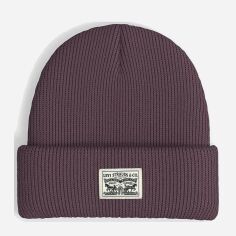 Акція на Шапка жіноча Levi's 105761155 One Size Фіолетовий від Rozetka
