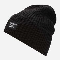 Акція на Шапка чоловіча Reebok Cl Fo Beanie One Size Чорна від Rozetka