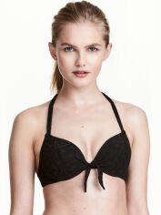 Акція на Верхня частина купальника жіноча H&M 0184121_5 80C Чорна від Rozetka