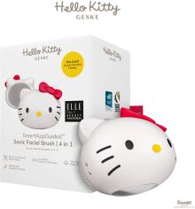 Акція на Ультразвуковая щетка для лица Geske Sonic Facial Brush 4в1 by Hello Kitty від Stylus