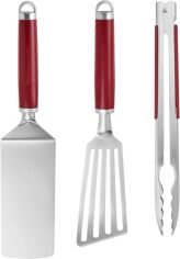 Акція на Набор для гриля KitchenAid Coreline 3 предмета красный (KAG930OHERE) від Stylus