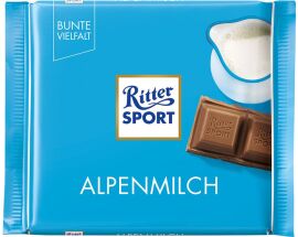 Акция на Шоколад Ritter Sport молочний з альпійським молоком 100 г (4000417018007/4000417601810) от Rozetka