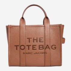 Акція на Сумка шопер жіноча з натуральної шкіри Marc Jacobs BG-MJ-30 Коричнева від Rozetka