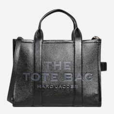 Акція на Сумка шопер жіноча з натуральної шкіри Marc Jacobs BG-MJ-31 Чорна від Rozetka