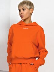 Акція на Худі жіноче Leinle 1626 XXL Помаранчеве від Rozetka
