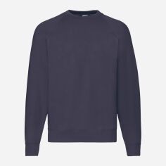 Акція на Світшот чоловічий Fruit of the loom Raglan Sweat 0622160AZ S Темно-синій від Rozetka