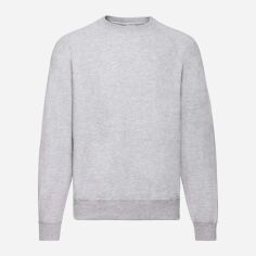 Акція на Світшот чоловічий Fruit of the loom Raglan Sweat 62216094 L Сірий від Rozetka