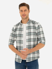 Акція на Сорочка бавовняна чоловіча Pierre Cardin G021GL004-000-2053637(su yesili) L Зелена від Rozetka