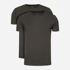 Акція на Набір футболок бавовняних довгих чоловічих Levi's Solid Crew 2P 9050550018-840 XL 2 шт Чорний від Rozetka