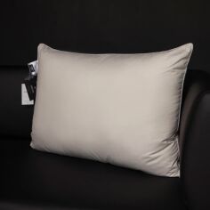 Акція на Подушка MirSon №207 Silver Cloud Гусячий пух середня 60х60 см від Rozetka