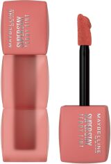Акція на Стійка матова помада-тінт для губ Maybelline New York Super Stay Teddy Tint 15 Skinnydip 5 мл від Rozetka