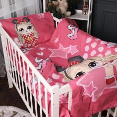 Акція на Простирадло MirSon Бязь 17-0699 LOL Dolls 220x240 см від Rozetka