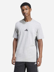 Акція на Футболка бавовняна довга чоловіча Adidas M 3S Sj T JE6396 2XL Mgreyh/Black від Rozetka