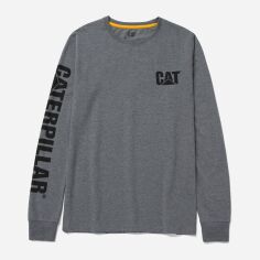 Акція на Лонгслів чоловічий Caterpillar (CAT) 1510034-004 S Темно-сірий від Rozetka