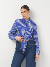Акція на Сорочка жіноча Zara 3199/571 L Синя від Rozetka
