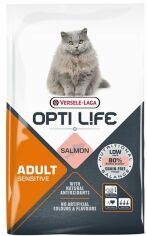 Акція на Сухой корм Opti Life Sensitive Лосось сенситив беззерновой для котов с чувствительным пищеварением 7.5 кг (59207) від Stylus