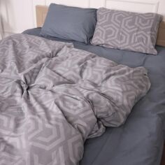 Акція на Комплект постільної білизни MirSon King Size 220х240 см 17-4839 Cristiano Бязь від Rozetka