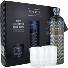 Акція на Джин Bobby's в подарочной упаковке + 2 стакана 42% 0.7 л (EV8710631120863) від Stylus