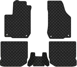 Акція на Комплект автокилимків з екошкіри EVAtech ECO в салон авто для Golf (IV) 3-doors Volkswagen 1997-2006 4 покоління Htb EU від Rozetka