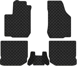 Акція на Комплект автокилимків з екошкіри EVAtech ECO в салон авто для Golf (IV) 3-doors Volkswagen 1997-2006 4 покоління Htb EU від Rozetka