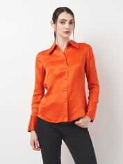 Акція на Сорочка жіноча Zara 4437/111 XS Помаранчева від Rozetka
