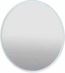 Акція на Дзеркало AQUA RODOS Lorenzo White D100 Sensor з LED-підсвічуванням від Rozetka
