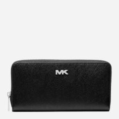Акція на Гаманець чоловічий шкіряний для карток Michael Kors 230744961 Чорний від Rozetka