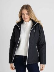 Акція на Куртка демісезонна жіноча U.S. Polo Assn 625531223 L Чорна від Rozetka
