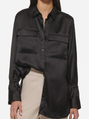 Акція на Сорочка жіноча Donna Karan NY (DKNY) 864428247 XS Чорна від Rozetka