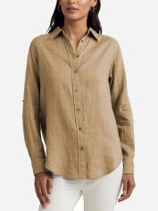 Акція на Сорочка жіноча Ralph Lauren 297848102 XL Коричнева від Rozetka