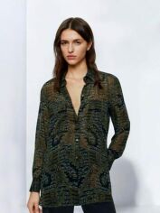 Акція на Блузка жіноча Massimo Dutti 5180807500c16 38 Різнобарвна від Rozetka