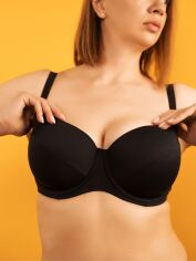 Акція на Верхня частина купальника жіноча brabrabra SO226533 80C Чорна (6907208044390 від Rozetka