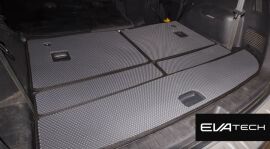 Акція на EVA килимок EVAtech в багажник авто для Hyundai Santa FE (CM) Restyling (Floor Gas Pedal) 7 seats 2010-2012 2 покоління SUV USA 5 шт Black від Rozetka