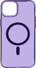 Акція на Панель ArmorStandart Y23 MagSafe для Apple iPhone 14 Transparent/Purple від Rozetka