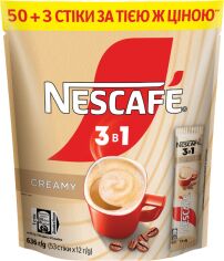 Акція на Напій кавовий NESCAFE 3 в 1 Creamy розчинний у стіках 12 г x 53 шт від Rozetka