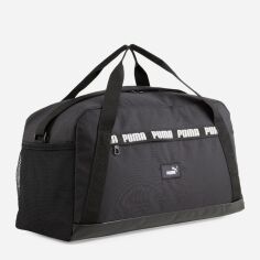 Акція на Спортивна сумка Puma Phase Tape Small Sports Bag 09116801 Black від Rozetka