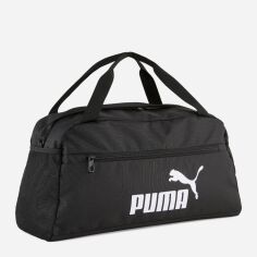 Акція на Спортивна сумка Puma Phase Small Sports Bag 91167-01 Black від Rozetka