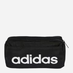 Акція на Спортивна сумка на пояс бананка Adidas Linear Bumbag JE8345 Black/White від Rozetka