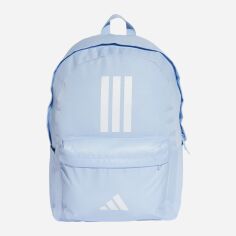 Акція на Рюкзак спортивний 27.5 л вміщує формат А4 Adidas Clsc Bars 3S IS7045 Globlu/White від Rozetka
