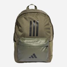 Акція на Рюкзак спортивний тканинний 27.5 л вміщує формат А4 Adidas Clsc Bars 3S IS7042 Olistr/Black від Rozetka