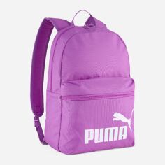 Акція на Рюкзак спортивний тканинний 18 л вміщує формат А4 Puma Phase Backpack 09116405 Wild Berry від Rozetka