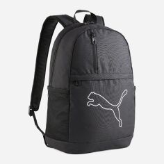 Акція на Рюкзак спортивний тканинний 18 л вміщує формат А4 Puma Plus Backpack 09118001 Black від Rozetka