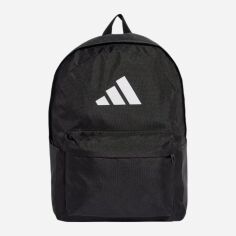 Акція на Рюкзак спортивний 27.5 л вміщує формат А4 Adidas Clsc Bars 3S JD9563 Black/White від Rozetka